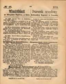 Amtsblatt der Königlichen Regierung zu Posen. 1873.11.13 Nro.46