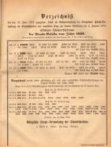 Verzeichniss der am 16.Juni 1872 gezogenen ... der Staats-Anleihe vom Jahre 1856.