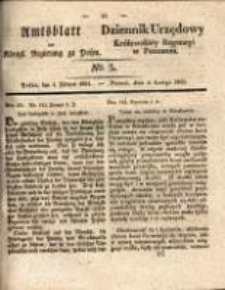 Amtsblatt der Königlichen Regierung zu Posen.1834.02.04 Nro.5