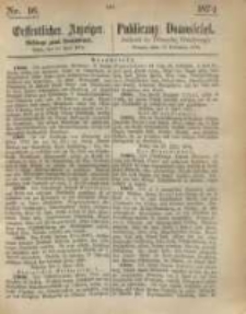 Oeffentlicher Anzeiger. 1874.04.16 Nr 16