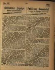 Oeffentlicher Anzeiger. 1874.09.10 Nr 37