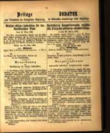 Dodatek do Dziennika urzęd. król. Regencyi. Instrukcja kompletowania wojska dla Związku północno-niemieckiego z dnia 26 marca 1868