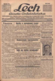 Lech.Gazeta Gnieźnieńska: codzienne pismo polityczne dla wszystkich stan&oacute;w. Dodatki: tygodniowy "Lechita" i powieściowy oraz dwutygodnik "Leszek" 1935.03.16 R.36 Nr63