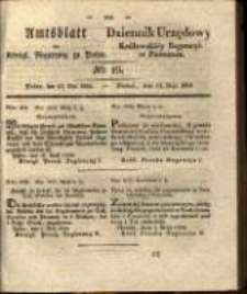 Amtsblatt der Königlichen Regierung zu Posen.1834.05.13 Nro.19