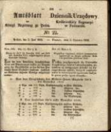 Amtsblatt der Königlichen Regierung zu Posen.1834.06.03 Nro.22