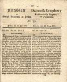 Amtsblatt der Königlichen Regierung zu Posen.1834.07.22 Nro.29