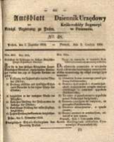 Amtsblatt der Königlichen Regierung zu Posen.1834.12.02 Nro.48