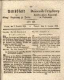 Amtsblatt der Königlichen Regierung zu Posen.1834.12.09 Nro.49