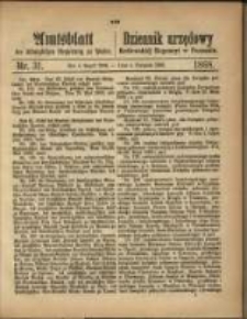 Amtsblatt der Königlichen Regierung zu Posen. 1868.08.04 Nro. 31