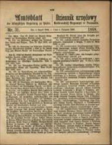 Amtsblatt der Königlichen Regierung zu Posen. 1868.08.04 Nro. 31