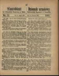 Amtsblatt der Königlichen Regierung zu Posen. 1868.08.11 Nro. 32