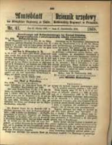 Amtsblatt der Königlichen Regierung zu Posen. 1868.10.27 Nro. 43