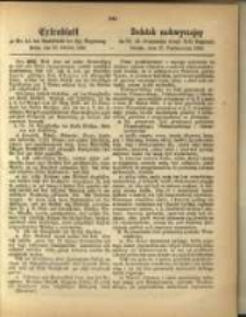 Dodatek nadzwyczajny do Nr. 43 Dziennika urzęd. Król. Regencyi. Poznań, dnia 26 marca 1868