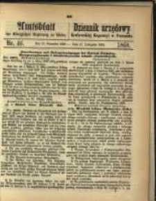 Amtsblatt der Königlichen Regierung zu Posen. 1868.11.17 Nro. 46