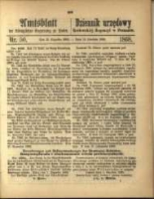 Amtsblatt der Königlichen Regierung zu Posen. 1868.12.15 Nro. 50