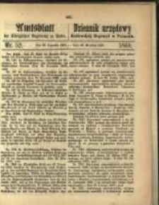 Amtsblatt der Königlichen Regierung zu Posen. 1868.12.29 Nro. 52
