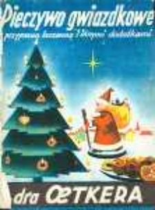 Pieczywo gwiazdkowe przyprawą korzenną i innymi dodatkami dra Oetkera