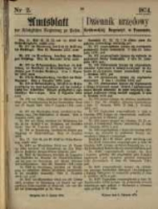 Amtsblatt der Königlichen Regierung zu Posen. 1874.01.08 Nr 2