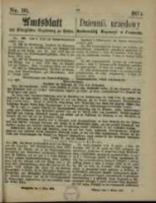 Amtsblatt der Königlichen Regierung zu Posen. 1874.03.05 Nr 10