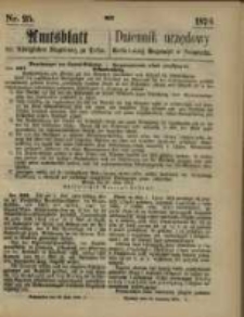 Amtsblatt der Königlichen Regierung zu Posen. 1874.06.18 Nr 25