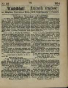 Amtsblatt der Königlichen Regierung zu Posen. 1874.08.06 Nr 32