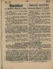 Amtsblatt der Königlichen Regierung zu Posen. 1874.11.12 Nr 46