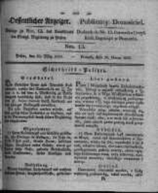 Oeffentlicher Anzeiger. 1830.03.30 Nro.13