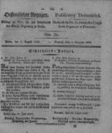 Oeffentlicher Anzeiger. 1830.08.03 Nro.31