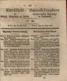 Amtsblatt der Königlichen Regierung zu Posen. 1835.05.19 Nro.20