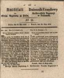 Amtsblatt der Königlichen Regierung zu Posen. 1835.05.26 Nro.21