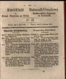 Amtsblatt der Königlichen Regierung zu Posen. 1835.06.09 Nro.23