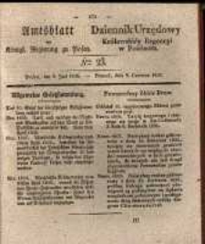 Amtsblatt der Königlichen Regierung zu Posen. 1835.06.09 Nro.23