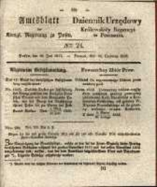 Amtsblatt der Königlichen Regierung zu Posen. 1835.06.16 Nro.24