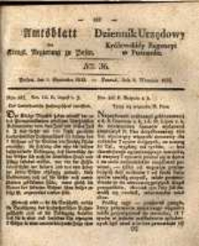 Amtsblatt der Königlichen Regierung zu Posen. 1835.09.08 Nro.36