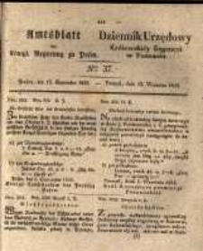 Amtsblatt der Königlichen Regierung zu Posen. 1835.09.15 Nro.37