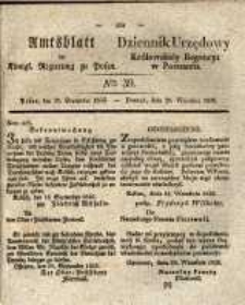 Amtsblatt der Königlichen Regierung zu Posen. 1835.09.29 Nro.39