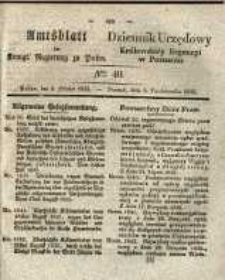 Amtsblatt der Königlichen Regierung zu Posen. 1835.10.06 Nro.40