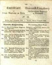 Amtsblatt der Königlichen Regierung zu Posen. 1835.11.03 Nro.44
