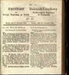 Amtsblatt der Königlichen Regierung zu Posen. 1835.11.24 Nro.47