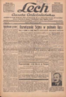 Lech.Gazeta Gnieźnieńska: codzienne pismo polityczne dla wszystkich stan&oacute;w. Dodatki: tygodniowy "Lechita" i powieściowy oraz dwutygodnik "Leszek" 1935.06.25 R.36 Nr144