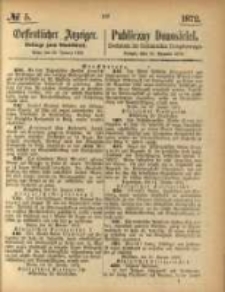 Oeffentlicher Anzeiger. 1872.01.30 Nro.5