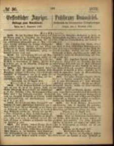 Oeffentlicher Anzeiger. 1872.09.05 Nro.36