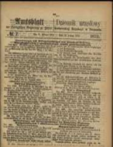 Amtsblatt der Königlichen Regierung zu Posen. 1872.02.13 Nro.7