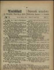 Amtsblatt der Königlichen Regierung zu Posen. 1872.02.20 Nro.8