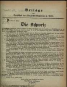 Beilage zum Amtsblatt der Königlichen Regierung Posen