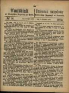 Amtsblatt der Königlichen Regierung zu Posen. 1872.04.16 Nro.16