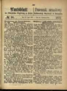 Amtsblatt der Königlichen Regierung zu Posen. 1872.06.25 Nro.26