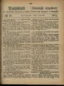 Amtsblatt der Königlichen Regierung zu Posen. 1872.07.02 Nro.27