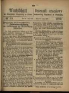 Amtsblatt der Königlichen Regierung zu Posen. 1872.07.23 Nro.30