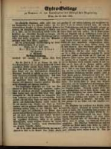 Extra=Beilage zu Nummer 31. des Amtsblattes der Königlichen Regierung zu Posen, den 30 Juli 1872